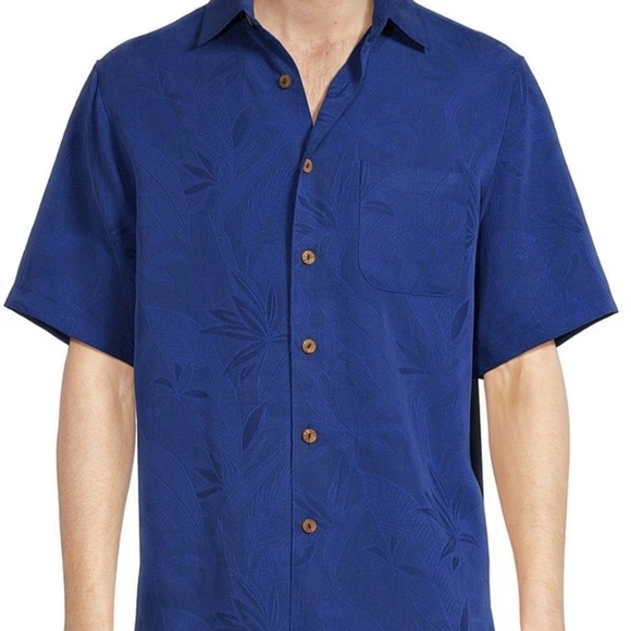 Caribbean Bird of Paradise Men's Button Shirt Size Large - Picture 7 of 9